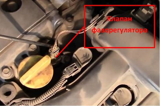 клапан фазовращателя рено