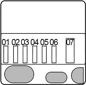 Предохранители в моторном отсеке (N55)