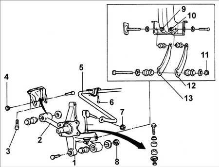 Багажник с задней подвеской Hyundai Accent