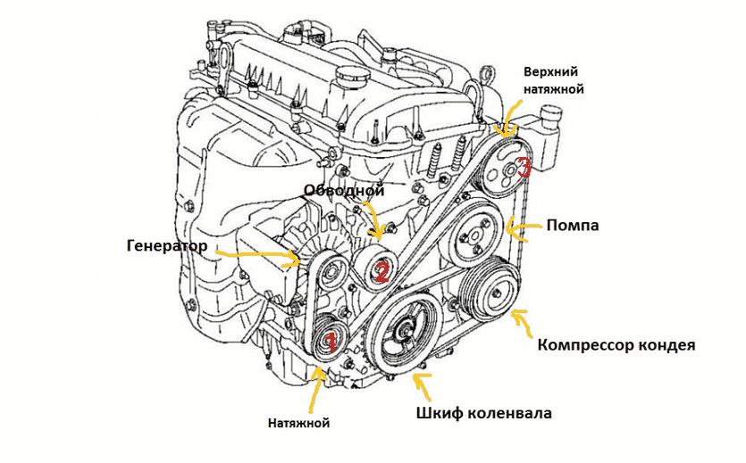 Ремень генератора Мазда 6