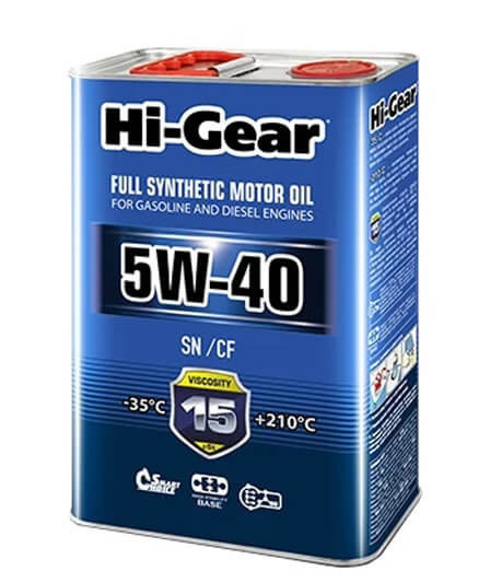 Hi-Gear 5W-40 SN/CF 4L